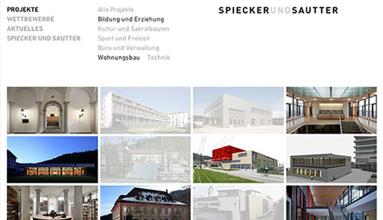 Architekturbüro Spiecker und Sautter - Projektauswahl gefiltert
