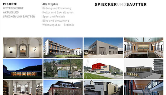 Architekturbüro Spiecker und Sautter - Projektauswahl