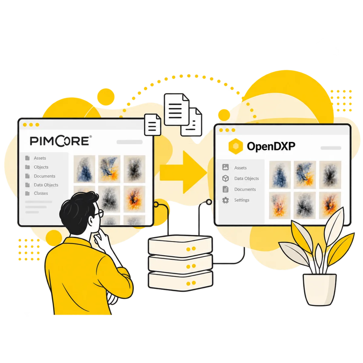 Von Pimcore zu OpenDXP migriert