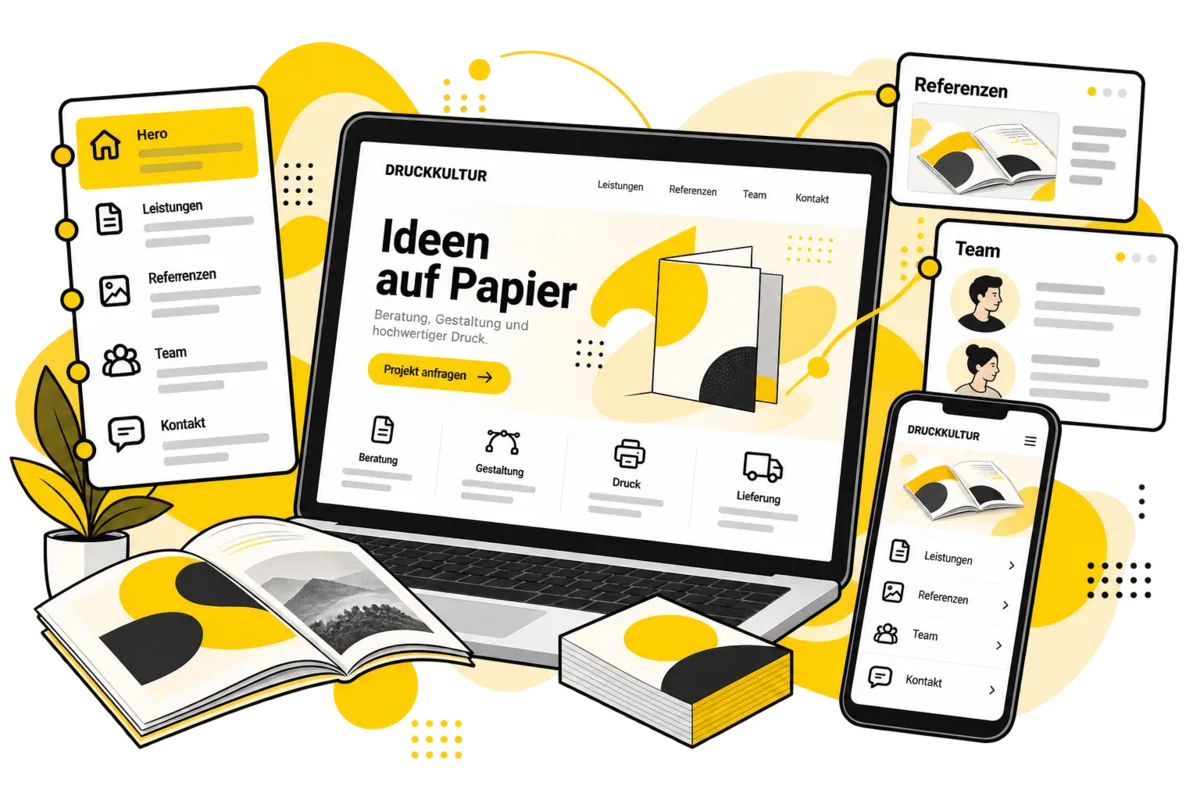 Dynamischer One-Pager statt statischer Einzelseite