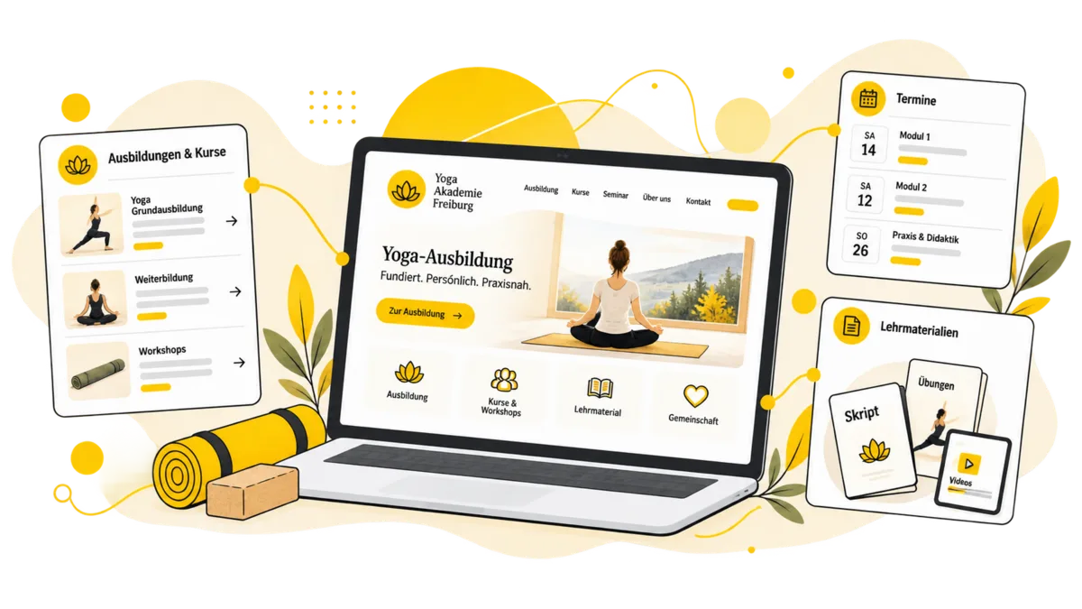 Technische Darstellung: Yoga Akademie